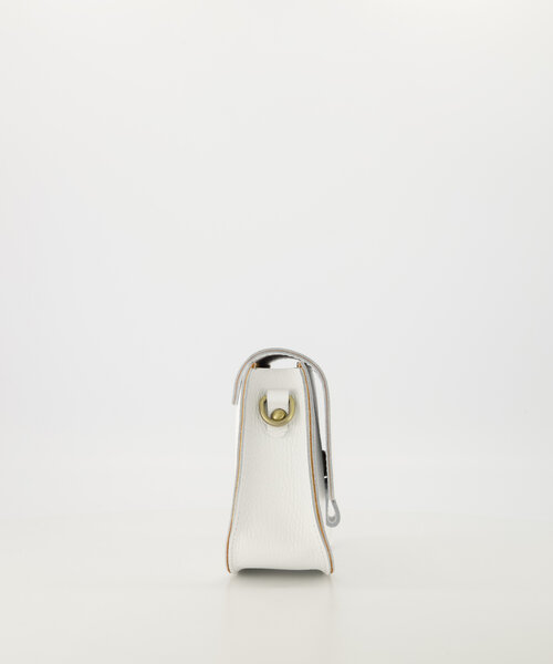 Flora  - Classic Grain - Crossbody bags - White - D01 - Bronze