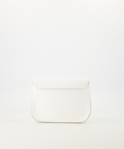 Flora  - Classic Grain - Crossbody tassen - Wit - D01 - Bronskleurig