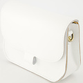 Flora  - Classic Grain - Crossbody tassen - Wit - D01 - Bronskleurig