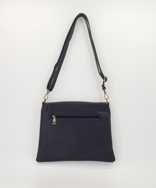 Baby Yaslin - Classic Grain - Crossbody bags - Dark Blue - D26 - Gold