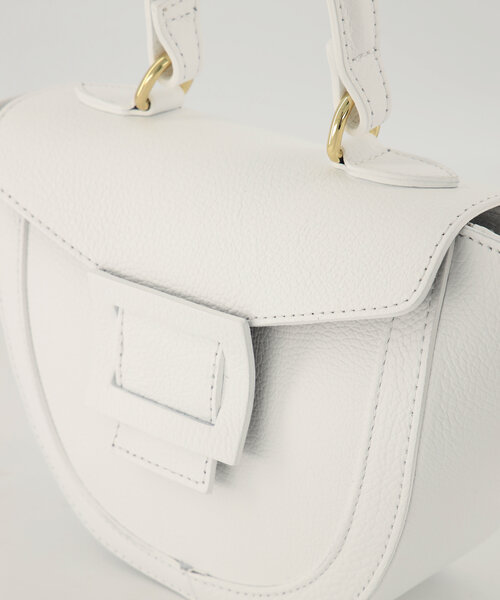 Baby Wanda - Classic Grain - Handtassen - Wit - D01 - Goudkleurig