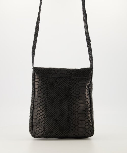 Glenn - Snake - Crossbody bags - Black - 23 - Bronze