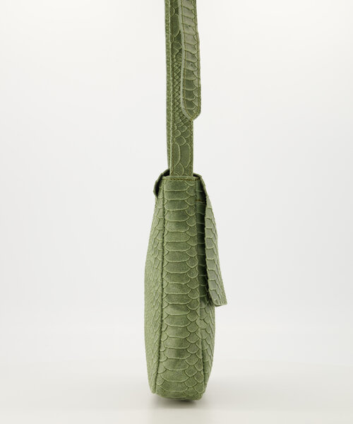 Glenn - Slangen - Crossbody tassen - Saliegroen - D53 - Bronskleurig