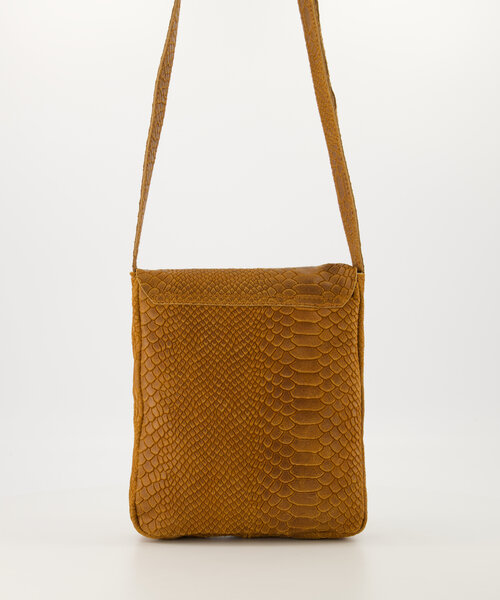 Glenn - Slangen - Crossbody tassen - Cognac - 6 - Bronskleurig
