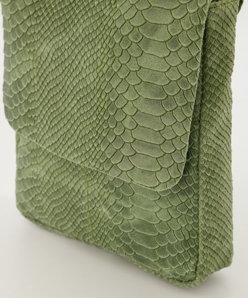 Glenn - Slangen - Crossbody tassen - Saliegroen - D53 - Bronskleurig
