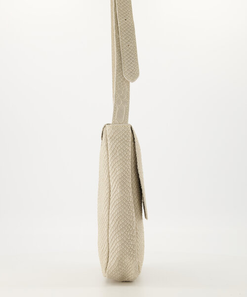 Glenn - Snake - Crossbody bags - Ecru - 2 - Bronze