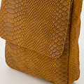 Glenn - Slangen - Crossbody tassen - Cognac - 6 - Bronskleurig