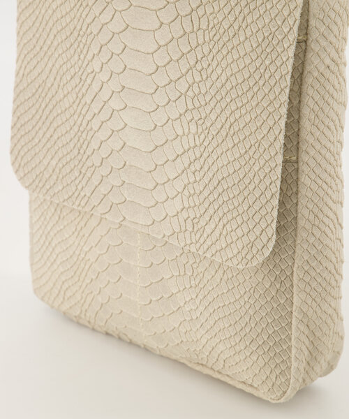 Glenn - Slangen - Crossbody tassen - Ecru - 2 - Bronskleurig