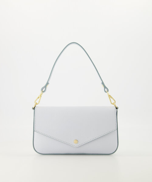 Brandy - Classic Grain - Handtassen - Lichtblauw - T4302 - Goudkleurig