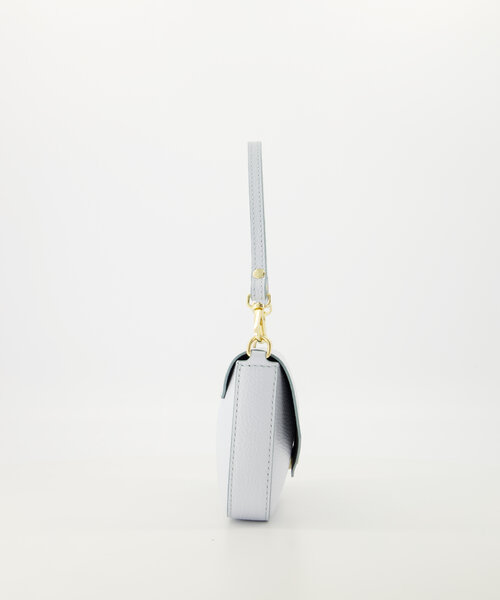 Brandy - Classic Grain - Handtassen - Lichtblauw - T4302 - Goudkleurig