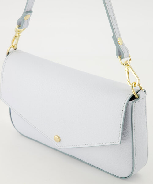 Brandy - Classic Grain - Handtassen - Lichtblauw - T4302 - Goudkleurig