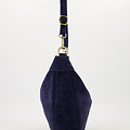 Elsie - Suede - Crossbody tassen - Donkerblauw - 22 - Bronskleurig