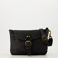 Inaya - Washed leather - Crossbody bags - Black -  - Bronze