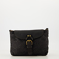 Inaya - Washed leather - Crossbody bags - Black -  - Bronze