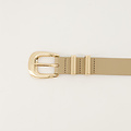 Dune - Classic Grain - Riemen met gesp - Taupe - D05 - Goudkleurig