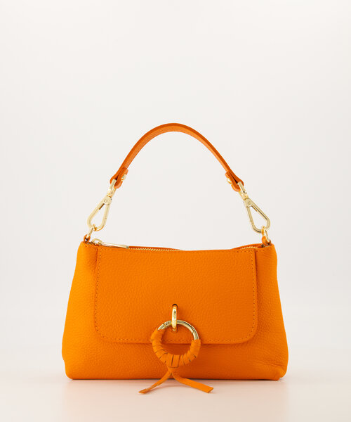 Cosi - Classic Grain - Handtassen - Oranje - D29 - Goudkleurig