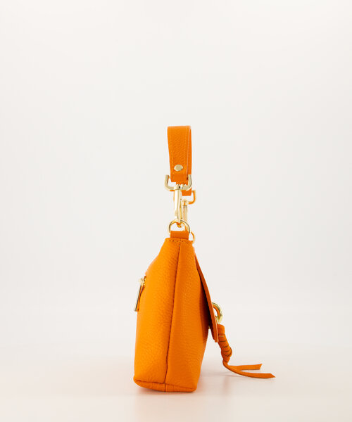 Cosi - Classic Grain - Handtassen - Oranje - D29 - Goudkleurig