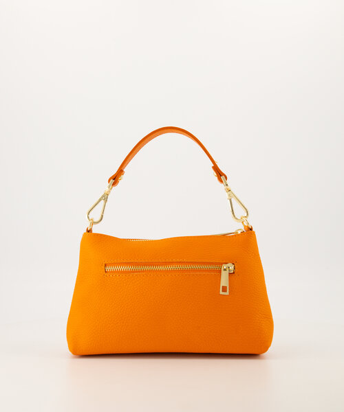 Cosi - Classic Grain - Handtassen - Oranje - D29 - Goudkleurig