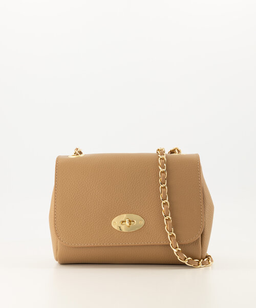 Nina - Classic Grain - Crossbody bags - Camel - D85 - Gold
