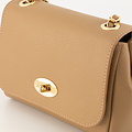Nina - Classic Grain - Crossbody tassen - Camel - D85 - Goudkleurig