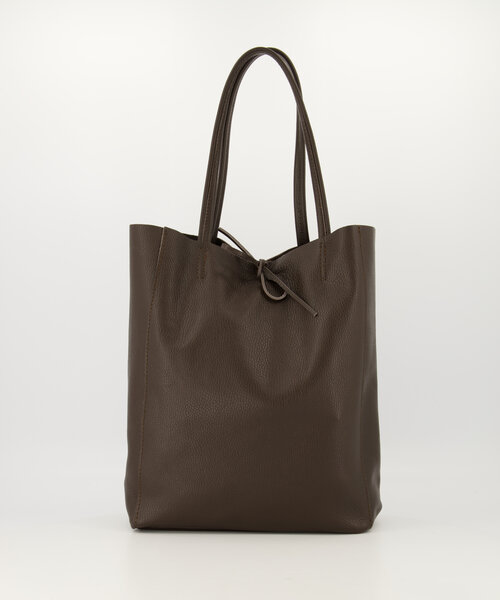 Mia  - Classic Grain - Crossbody tassen - Donkerbruin - T1106 -