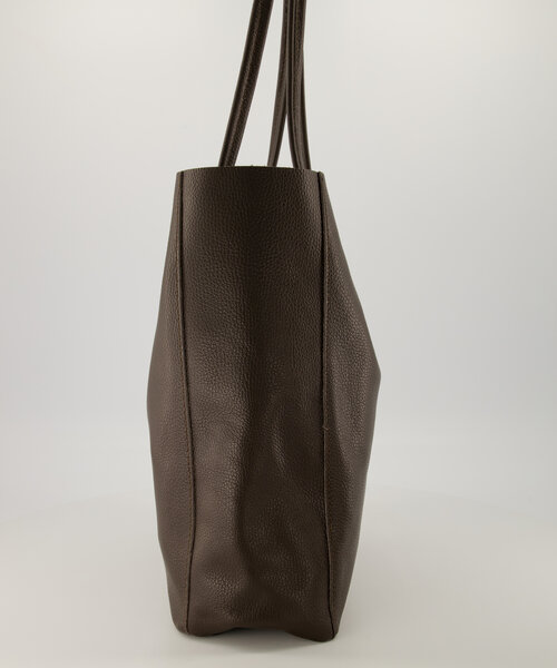 Mia  - Classic Grain - Crossbody tassen - Donkerbruin - T1106 -