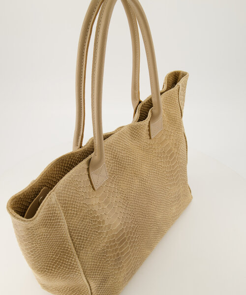 Lindy Small - Snake - Shoulder bags - Sand - 4 - Silver