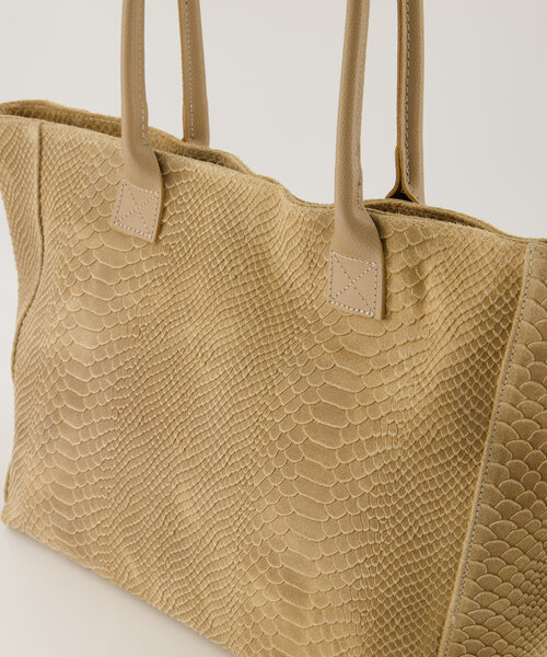 Lindy Small - Snake - Shoulder bags - Sand - 4 - Silver