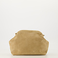 Juliet - Suede - Clutch - Sand - 4 - Gold
