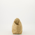 Juliet - Suede - Clutch - Zand - 4 - Goudkleurig