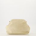 Juliet - Suede - Clutch - Ecru - 2 - Gold