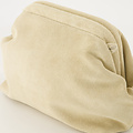 Juliet - Suede - Clutch - Ecru - 2 - Gold