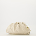 Pamela - Woven Grain - Clutch - Taupe - D40 - Goudkleurig