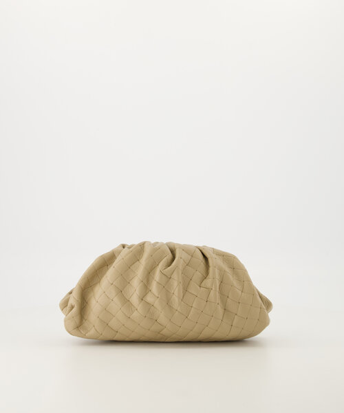 Pamela - Woven Grain - Clutch - Bordeaux - D54 - Goudkleurig