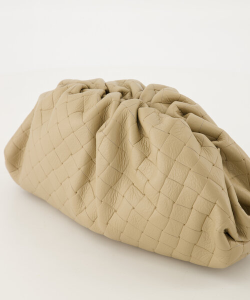 Pamela - Woven Grain - Clutch - Bordeaux - D54 - Goudkleurig