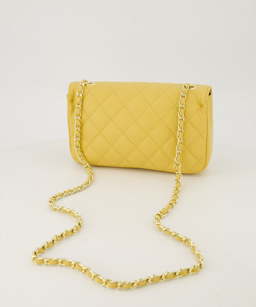 Sophia - Classic Grain - Crossbody bags - Yellow - Dark Butter D564 - Gold