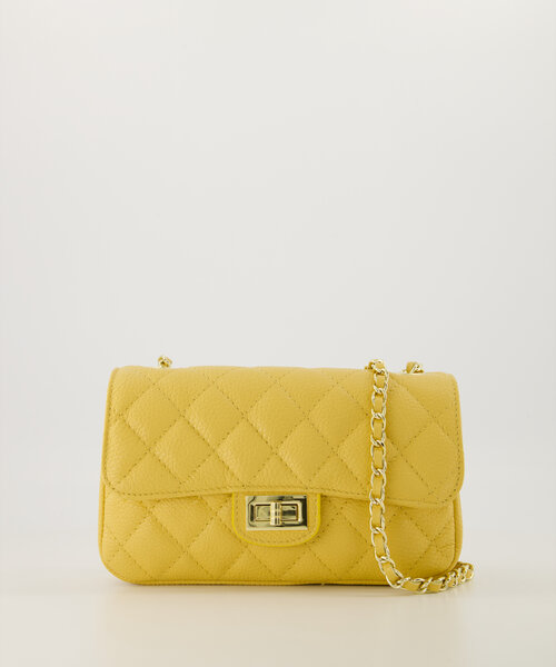 Sophia - Classic Grain - Crossbody bags - Yellow - Dark Butter D564 - Gold