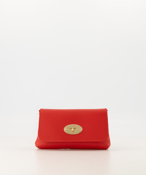 Finley  - Classic Grain - Crossbody tassen - Rood - D58 - Goudkleurig