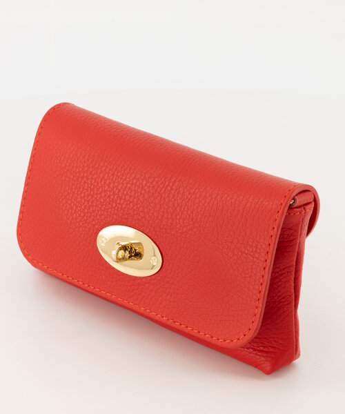 Finley  - Classic Grain - Crossbody tassen - Rood - D58 - Goudkleurig