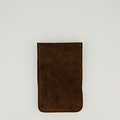 Pona 2.0 - Suede - Telefoontassen - Donkerbruin - 7 - Goudkleurig