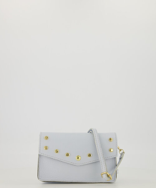 Laura - Classic Grain - Crossbody tassen - Blauw - Skywriting Blue T4302 - Goudkleurig