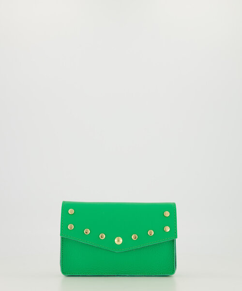 Laura - Classic Grain - Crossbody tassen - Groen - Kelly Green D100 - Goudkleurig