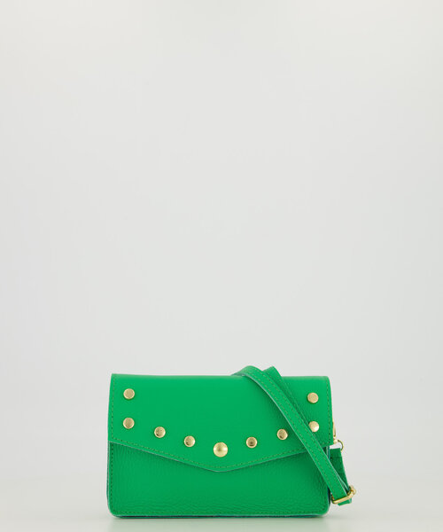 Laura - Classic Grain - Crossbody bags - Green - Kelly Green D100 - Gold