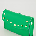 Laura - Classic Grain - Crossbody bags - Green - Kelly Green D100 - Gold