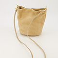 Luigi - Suede - Hand bags - Sand - 4 - Gold