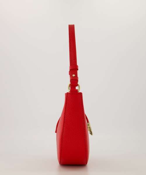 Inez - Classic Grain - Crossbody tassen - Rood - D58 - Goudkleurig