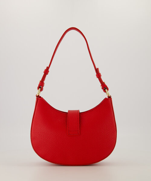 Inez - Classic Grain - Crossbody tassen - Rood - D58 - Goudkleurig