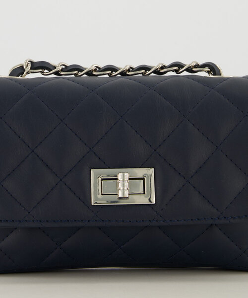 Audrey Klein - Sauvage - Crossbody tassen - Donkerblauw - S26 - Zilverkleurig