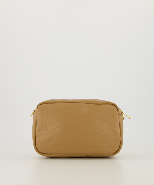 Irene - Classic Grain - Crossbody tassen - Camel - D85 - Goudkleurig