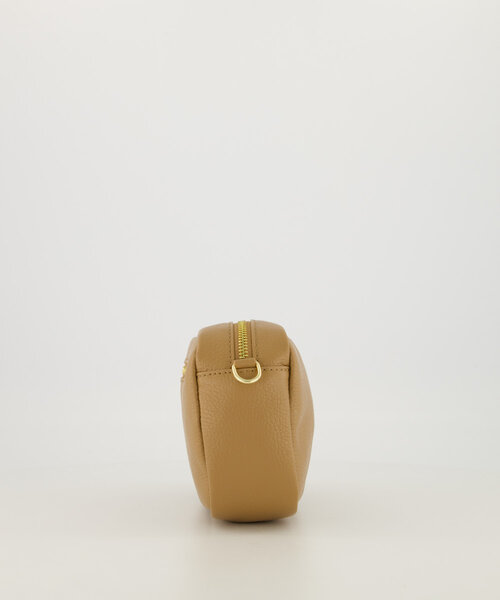 Irene - Classic Grain - Crossbody tassen - Camel - D85 - Goudkleurig